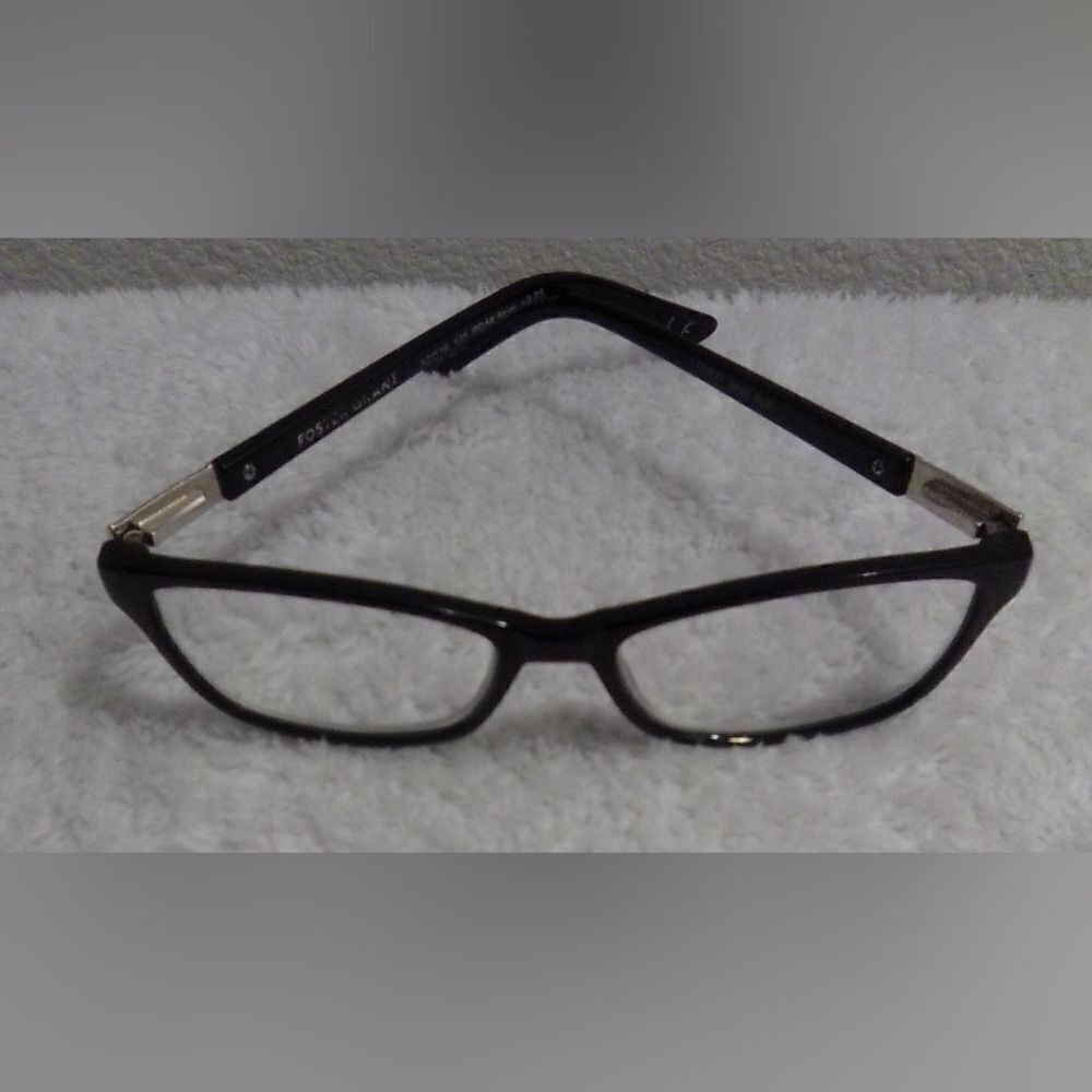 Title:“Foster Grant Jules Reading Glasses +2.75 Black/White - Gently Used with